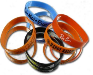 bracelets silicone imprimés